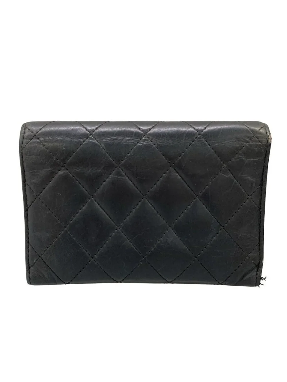 Chanel Wallet Cambon Line Black Leather